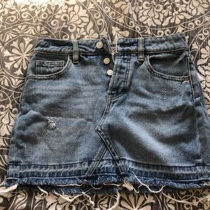 pacsun denim skirt